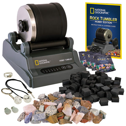 National Geographic Hobby Rock Tumbler Kit � Durab