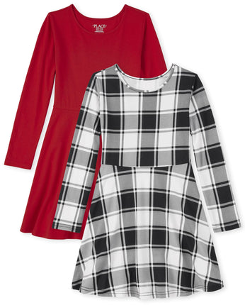 The Children's Place Girls' Long Sleeve Fashion Sk