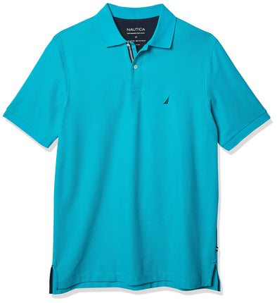 Nautica Men's Classic Fit Short Sleeve Solid Perfo