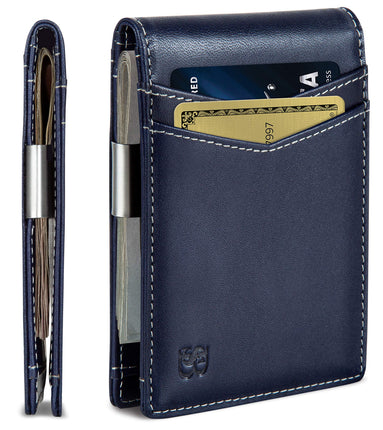 SERMAN Brands Money Clip Wallet - Mens Wallets Sli