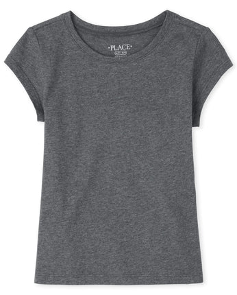 The Children's Place Girls' Short Sleeve Basic Lay