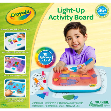 Crayola Light Up Activity Board, Sensory Toy for T