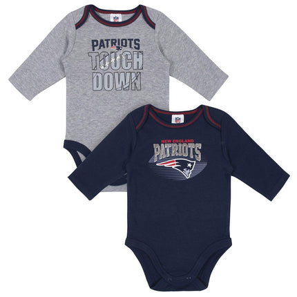 Gerber NFL Unisex Baby Standard 2 Pack Long Sleeve