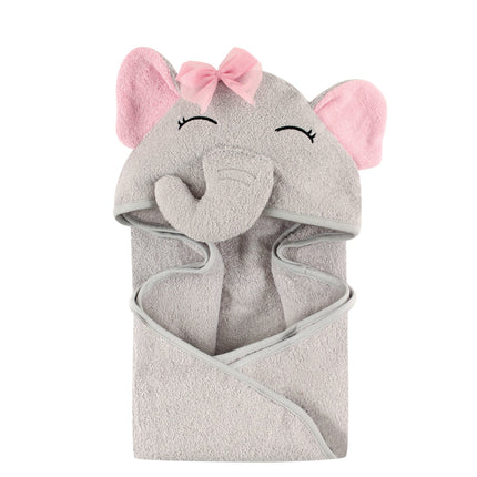 Hudson Baby Unisex Baby Animal Face Hooded Towel,