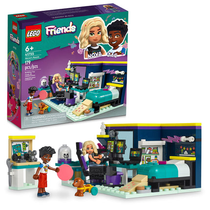 LEGO Friends Nova's Room Gaming Themed Bedroom Pla