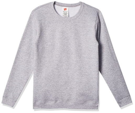 Hanes Boys Eco Smart Crew, Light Steel, X-Small