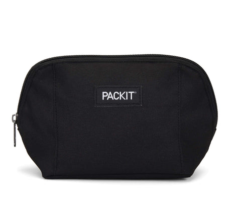 PackIt Freezable Snack Bag, Black, Built with EcoF