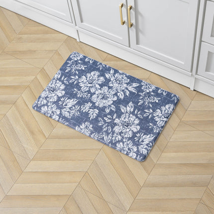 Laura Ashley - Anti-Fatigue Kitchen Mat, Iris Flor