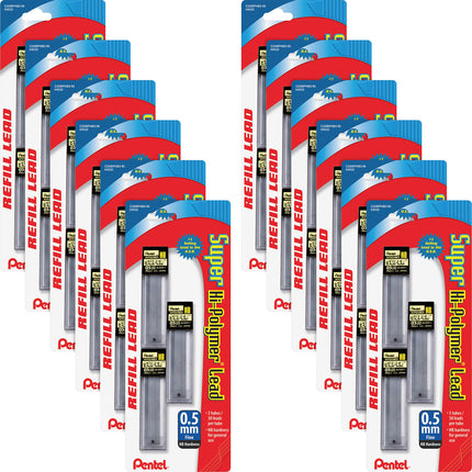 Pentel Super Hi-Polymer Pencil Refill, 36 per Box