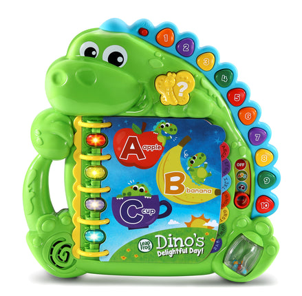 LeapFrog Dino's Delightful Day Alphabet Book, Gree