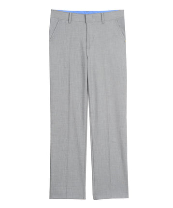 Izod Boys Patterned Flat Front Dress Pant, Sharksk