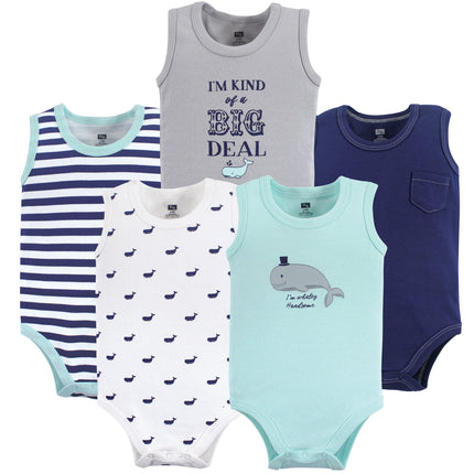 Hudson Baby Unisex Baby Cotton Sleeveless Bodysuit
