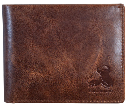 BULL GUARD Mens RFID Blocking Bifold Wallet Soft G