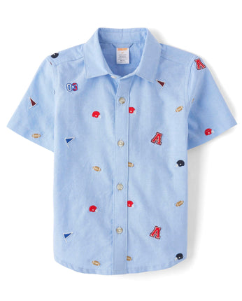 Gymboree,and Toddler Short Sleeve Button Up Shirts
