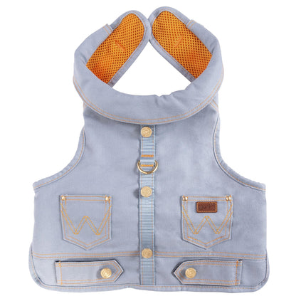 Wrangler Rope Denim Dog Vest Harness – Breathable