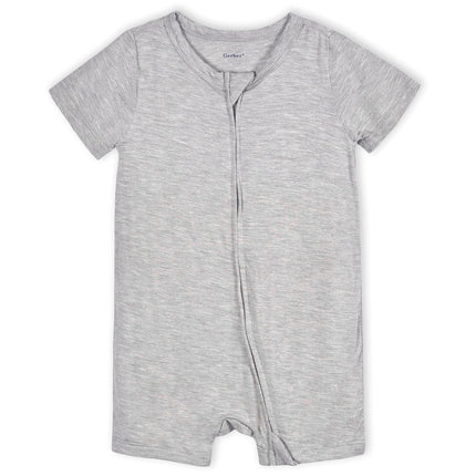 Gerber Unisex Baby Buttery Soft Short Sleeve Rompe