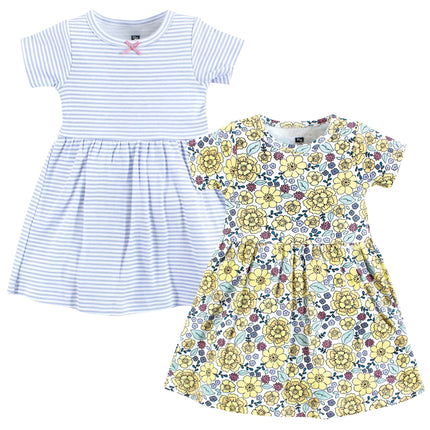Hudson Baby Baby Girls' Cotton Dresses, Outline Fl