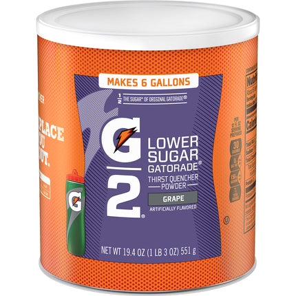 Gatorade Thirst Quencher Powder, G2 Low Calorie, G
