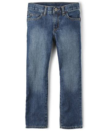 The Children's Place Boys Basic Bootcut Jeans,Med