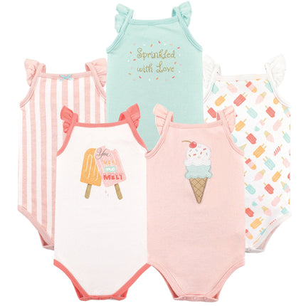 Hudson Baby Unisex Baby Cotton Sleeveless Bodysuit