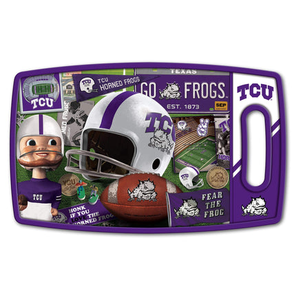 YouTheFan NCAA TCU Horned Frogs Retro Series Cutti