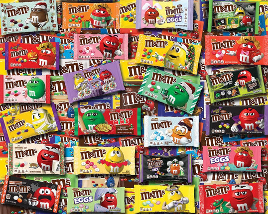 White Mountain Puzzles - M&M's - 1000 Piece Jigsaw