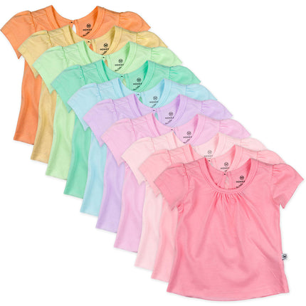 HonestBaby Multipack Short Sleeve T-Shirt Tee 100%