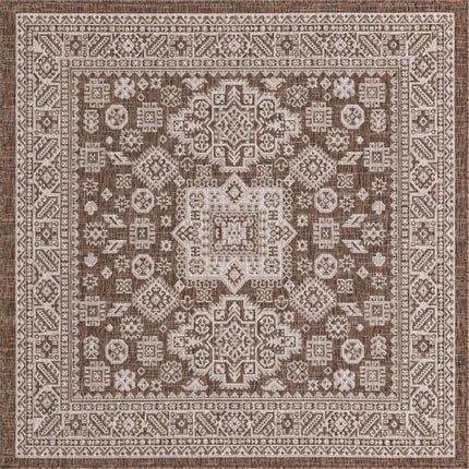 Unique Loom Outdoor Aztec Collection Area Rug - Ch