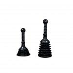 Master Plunger MPS4 Sink & Drain Plunger for Kitchen Sinks, Bathroom Sinks, Showers, and Bathtubs. Small and Strong Design with Large Bellows Commercial & Residential Use, Black
