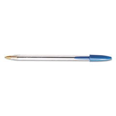 Cristal Stic Ballpoint Pen,Med Point,1.0mm,Blue In