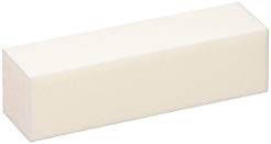 ForPro Professional Collection Buffing Block, Super White, 180/240 Grit, Four-Sided Manicure and Pedicure Nail Buffer, 3.75" L x 1" W x 1" H, 20-Count