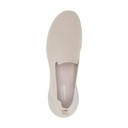 Skechers Women's Go Walk Joy-Sensational Day Sneaker, Taupe, 8
