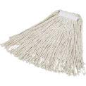 Rubbermaid Commercial Products Value Pro Cut-End Mop Head, Cotton, 24, 1-Inch Headband, White (FGV11800WH00)(Pack of 12)