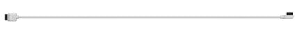 Corsair iCUE LINK Slim Cable - 1x 600mm Straight/Slim 90° - White