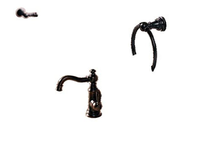 Moen YB8418BL Weymouth Barre porte-serviettes de 45 cm, noir mat