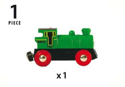 BRIO World Battery Powered Train Engine for Kids Age 3 Years Up - Wooden Railway Accessories and Add Ons