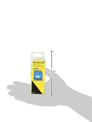 Stanley Sharpshooter Staples TRA706T 3/8 Inch Leg Length, 1000/Box, Pack of 2