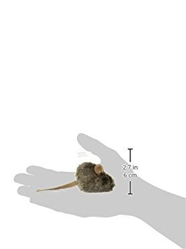 OurPets Play-N-Squeak Twice The Mice Cat Toy, 2pc