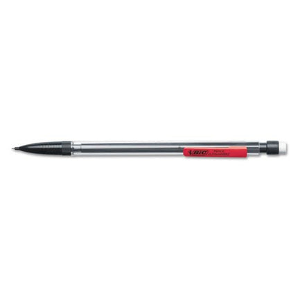 Crayons de papier mécaniques BIC Xtra Smooth avec gommes, Pointe moyenne (0,7 mm), Paquet de 12, 2 crayons parfaits pour les examens normalisés avec une écriture foncée qui s'efface proprement
