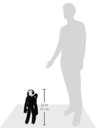 Wild Republic 51 cm Hanging Monkey Chimp Mama with Baby Plush, Chimpanzee, 20"
