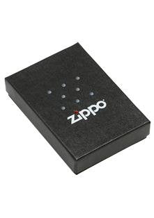 ZippoVintage Brushed Brass with Slashes Pocket Lighter