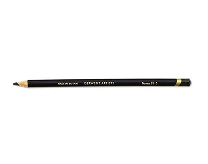 Derwent Artists Black & White Colouring Pencils With Sharpener, Drawing & Colouring, Set Of 6, Ideal For Layering & Blending, Professional Quality, 2302342
