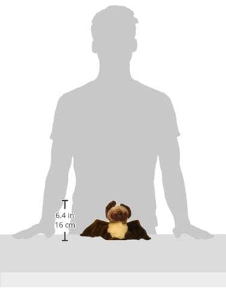 Wild Republic Hug'ems Soft Toy, Gifts for Kids, Bat Cuddly Toy 18cm