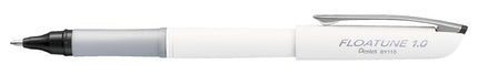 Pentel Floatune Rollerball pen, 0.8mm Medium Line, Black Ink, 12 Pack (BY110-A)