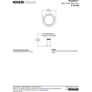 Kohler K-T37396-CP Faucet, Polished Chrome