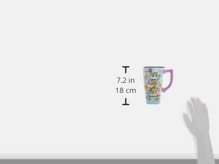 Spoontiques "Live, laugh, love Travel Mug, Multicolor