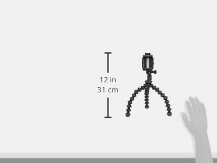 JOBY JB01551-BWW GripTight PRO 2 GorillaPod, Universal Phone Holder and Pro-Grade Flexible Tripod for Any Smartphone and iPhone with or without a Case