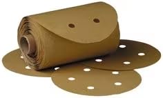 3M 01641 Stikit Gold 6" P120A Grit Dust-Free Disc Roll