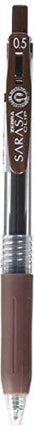 Zebra Sarasa Clip Pen 0.5, Brown (JJ15-E)