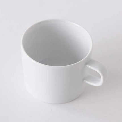 Alessi A di 3-1/4-Inch Platebowlcup White Porcelain Teacup, Set of 4